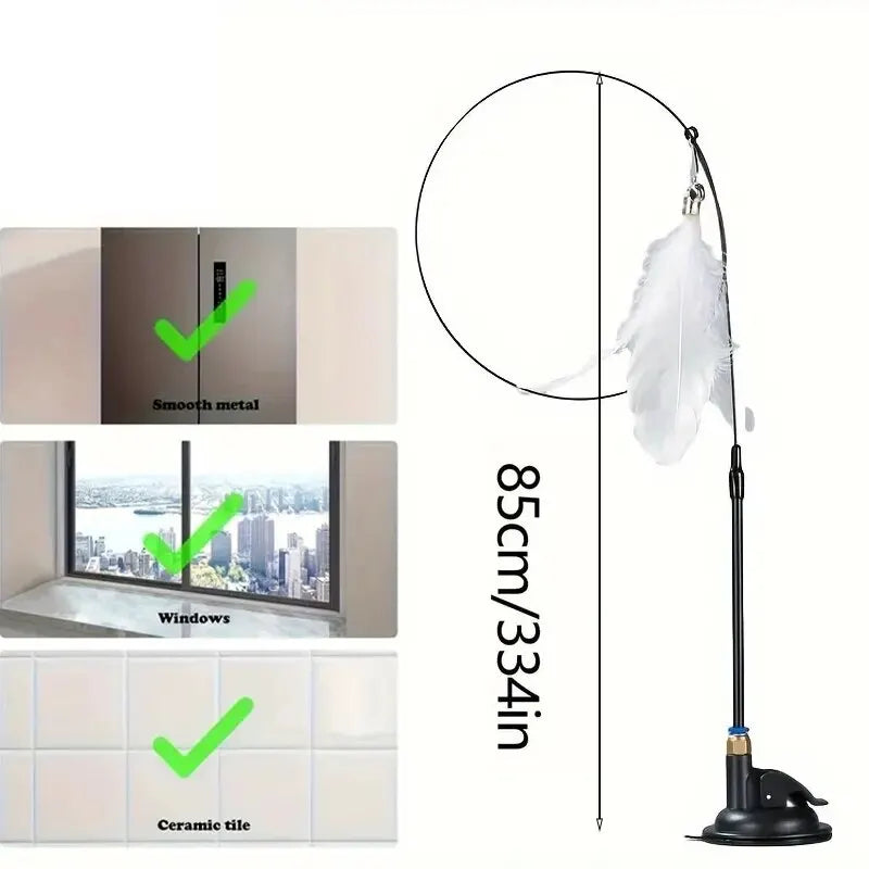 La ventouse tient sur les surfaces lisses