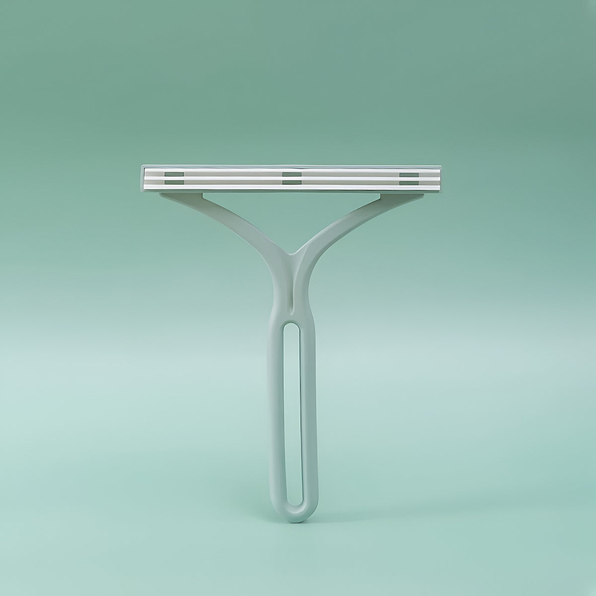 Brosse ramasse-poils en plastique vert