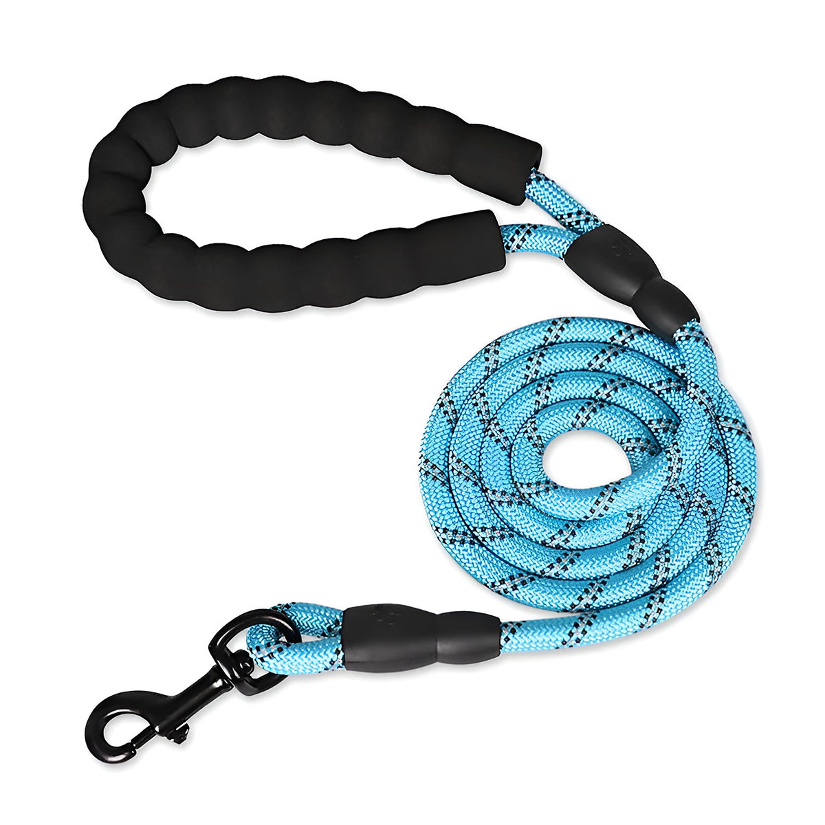 Laisse corde bleue