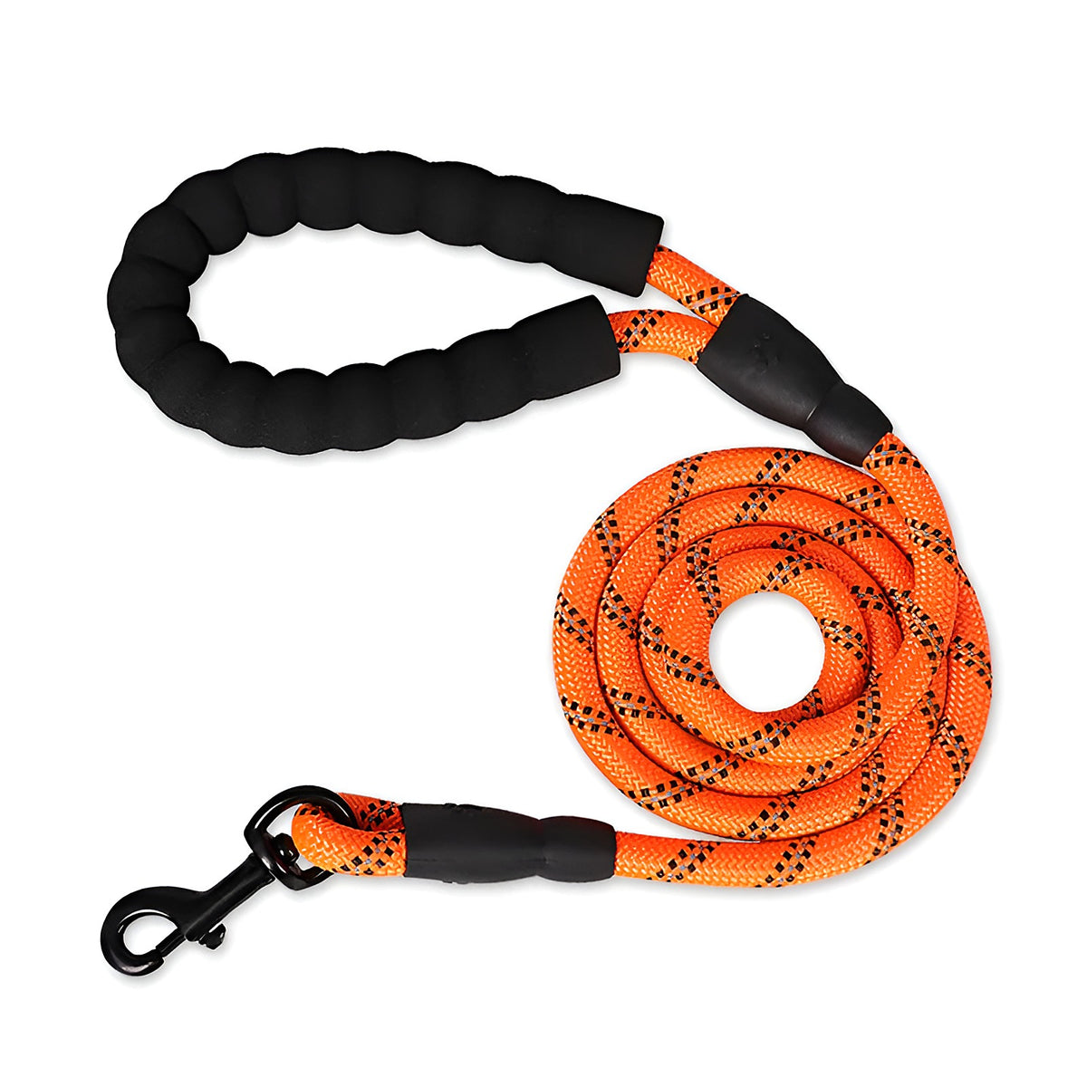 Laisse corde orange