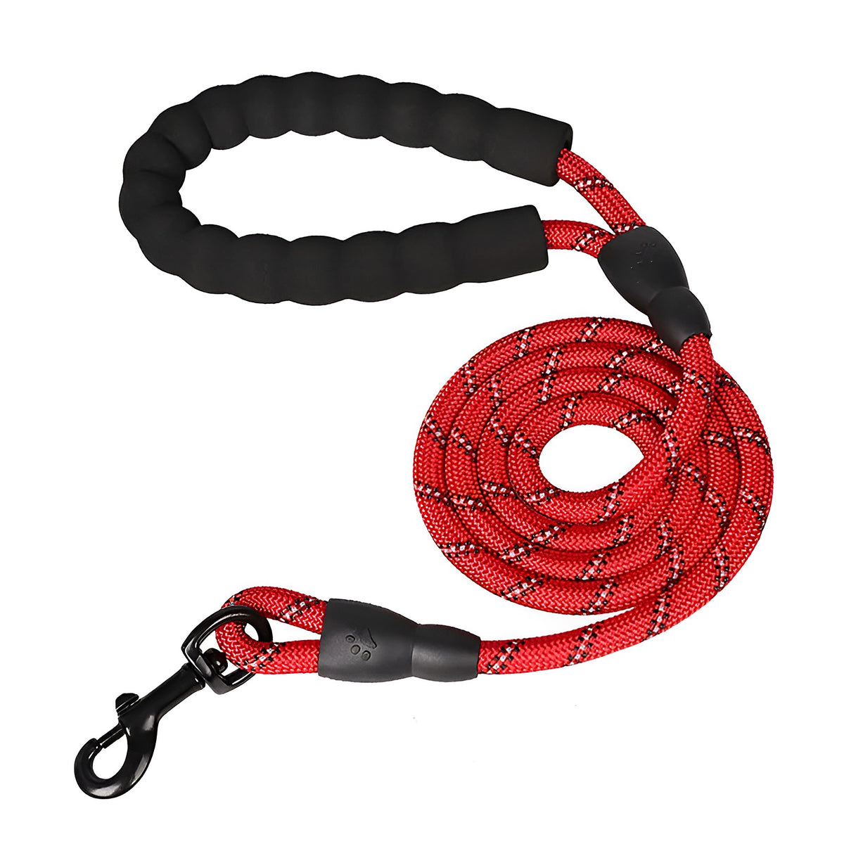 Laisse corde rouge