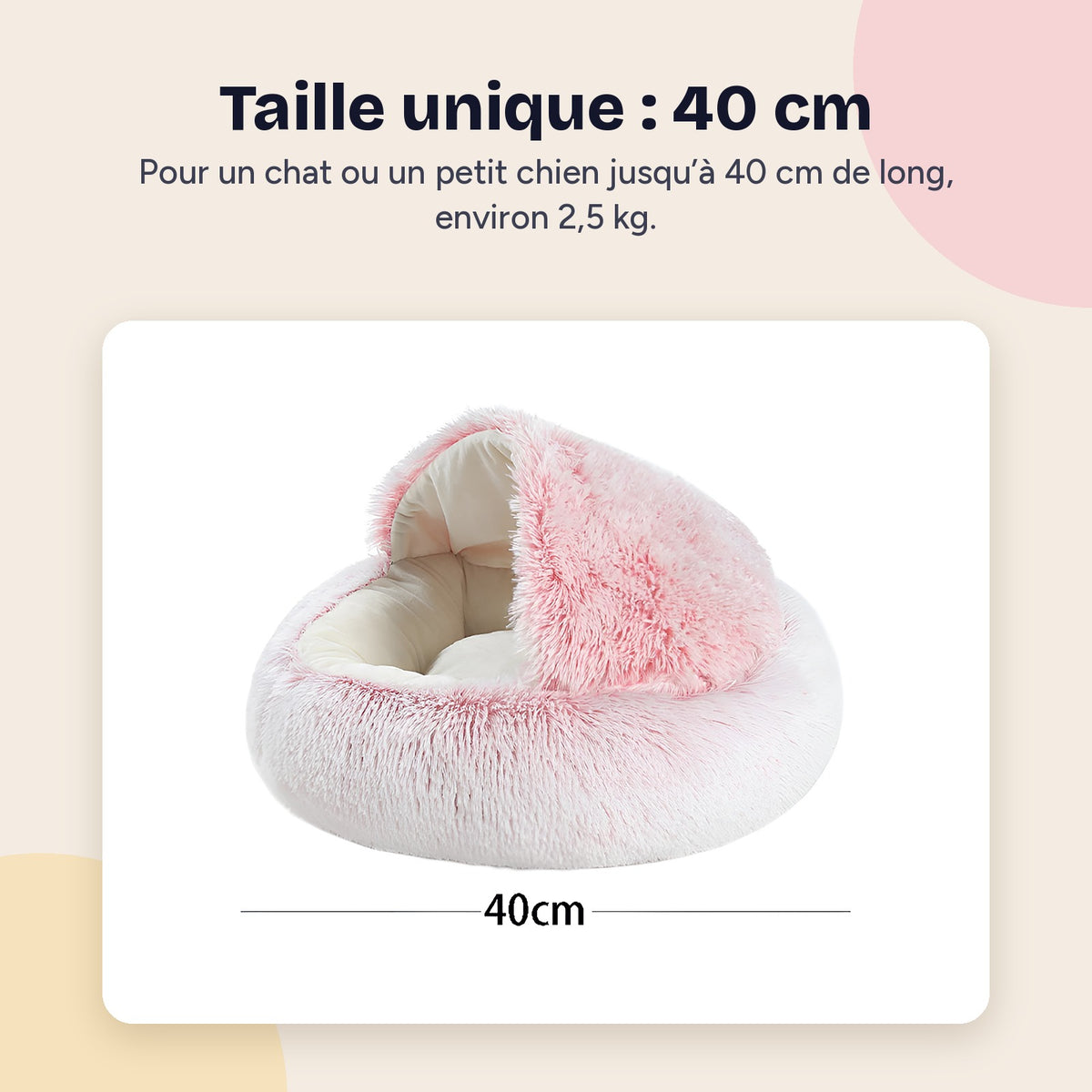 Panier igloo de 40 cm de diamètre