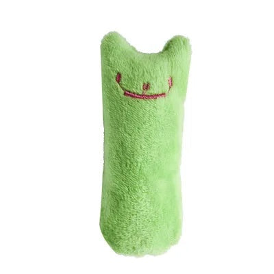 Peluche à l’herbe à chat Pattoune, verte