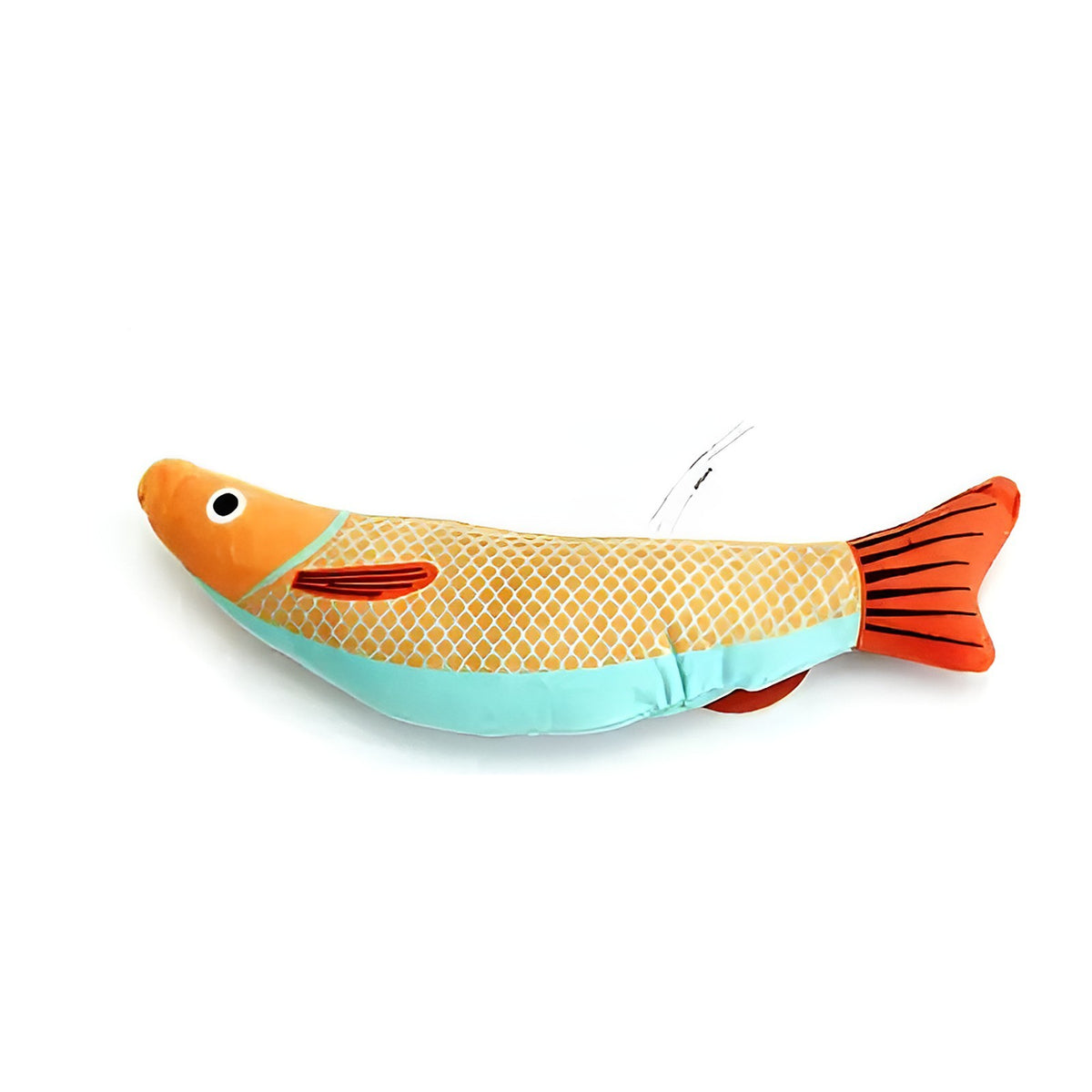 Jouet poisson jaune à l’herbe à chat
